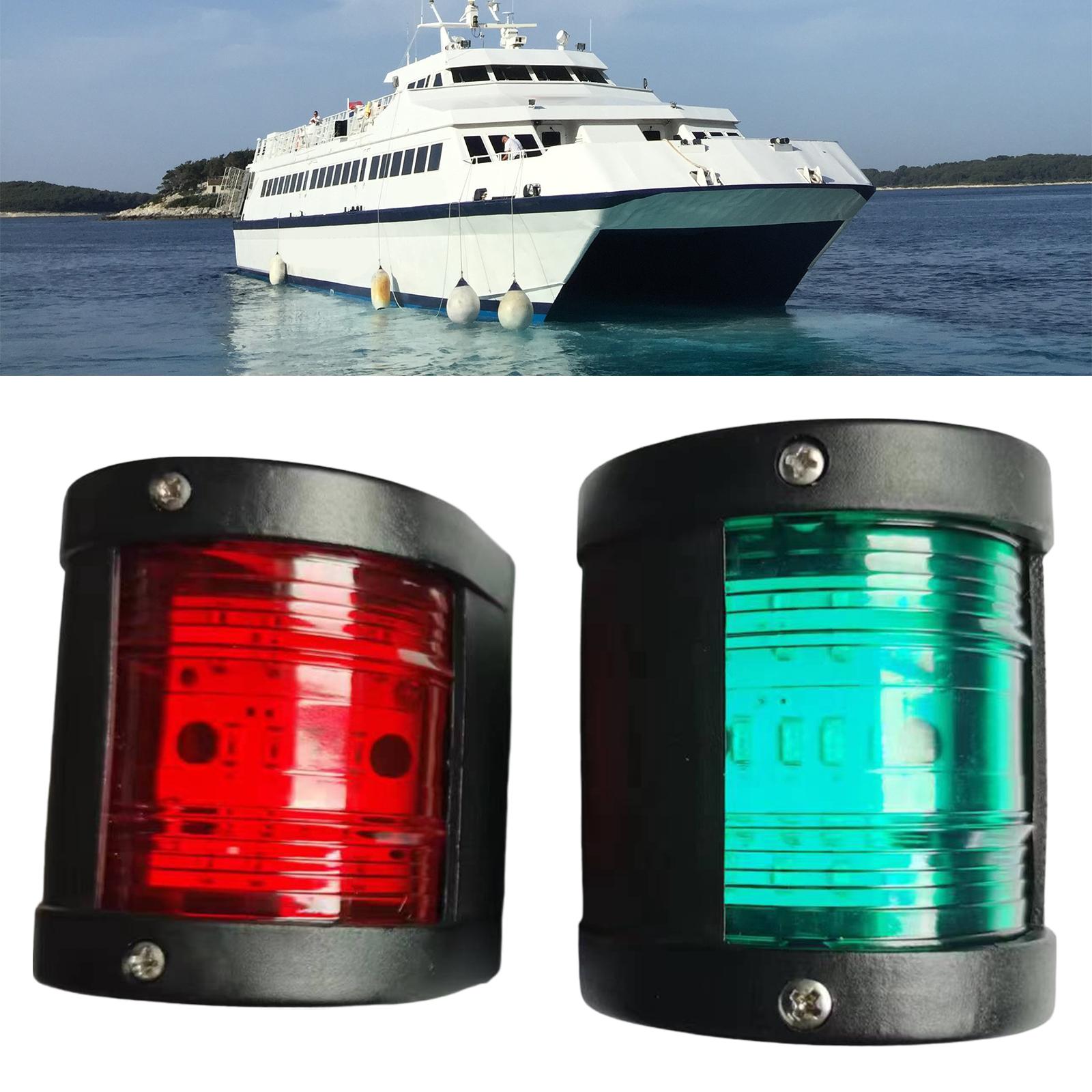 Fishing Boat Navigation Light - 耐久性のあるマリンナビゲーションライト 12V～24V プラスチック製船尾灯 釣りボート ヨット 夜間照明用