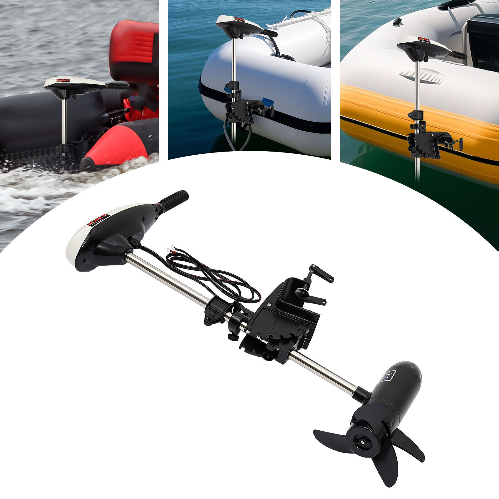 Fishing Boat Trolling Motor - 12V 65LBS 電動船外機プロペラ ボート トローリングボートエンジン 660w