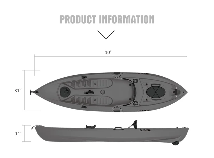 Hdpe-プラスチック製のカヤック,フロントとリアの収納コン - Fishing Boat Aluminum のレビューと価格