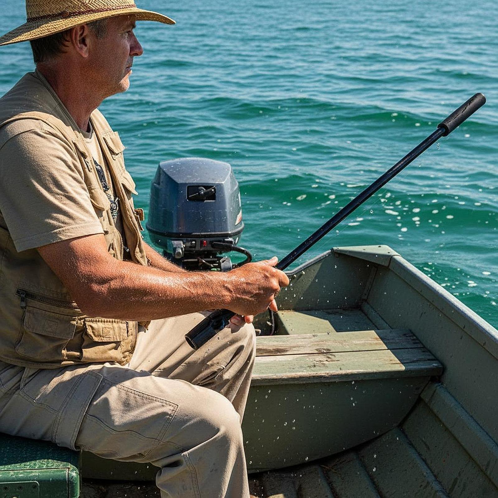 トローリングモーターティラーエクステンションハンドル延長ロッ - Fishing Boat Trolling Motor のレビューと価格