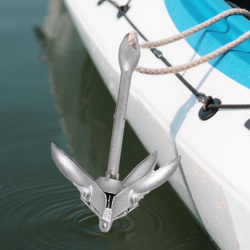 カヌーアンカーボートアンカーリングシステムキット折りたたみ高 - Fishing Boat Anchor のレビューと価格