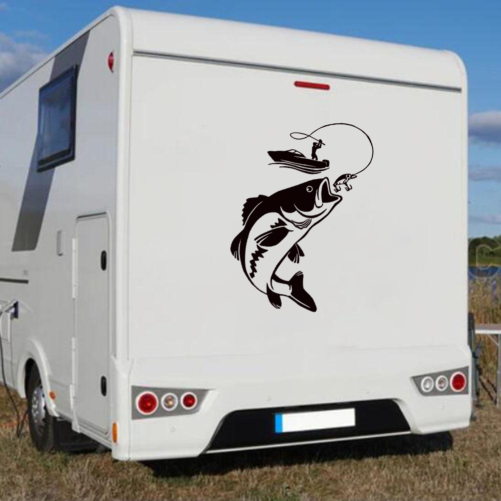 釣り漁師魚ボート車のステッカー車のスタイリング車両装飾デカー - Fishing Boat Oar のレビューと価格