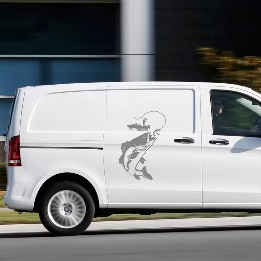 釣り漁師魚ボート車のステッカー車のスタイリング車両装飾デカー - Fishing Boat Oar のレビューと価格